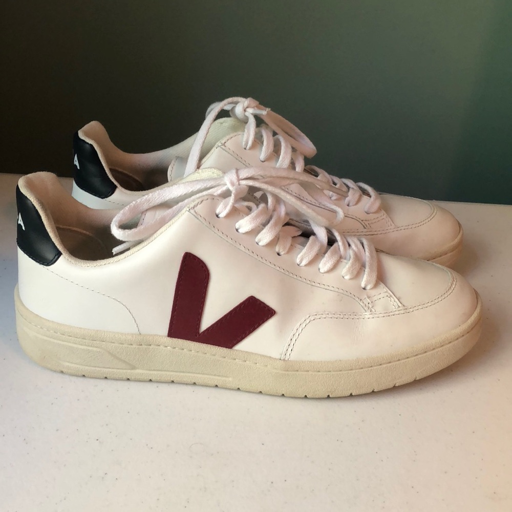 VEJA red white and blue sneaker